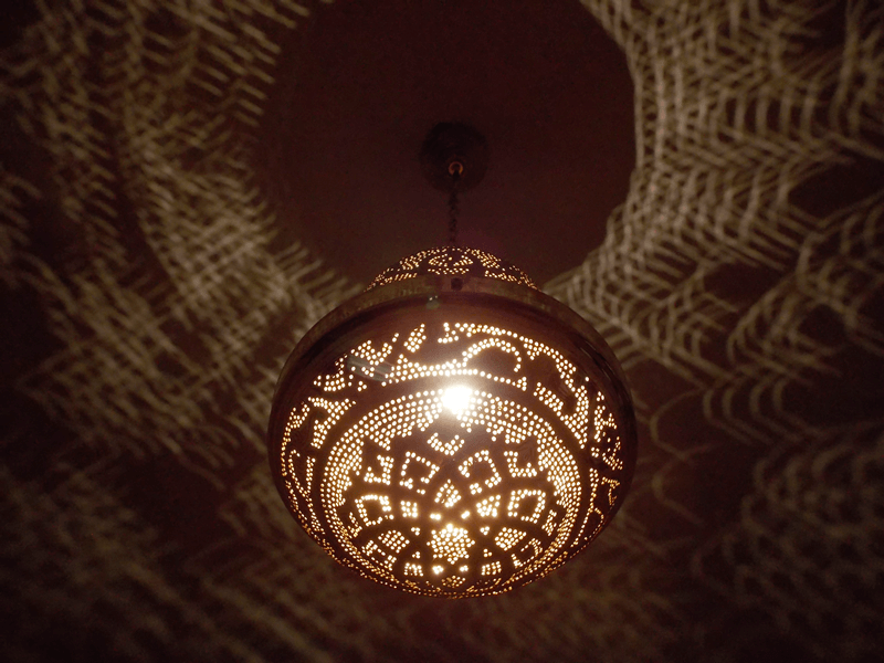 Moroccan Brass Pendant Lamp Shades 